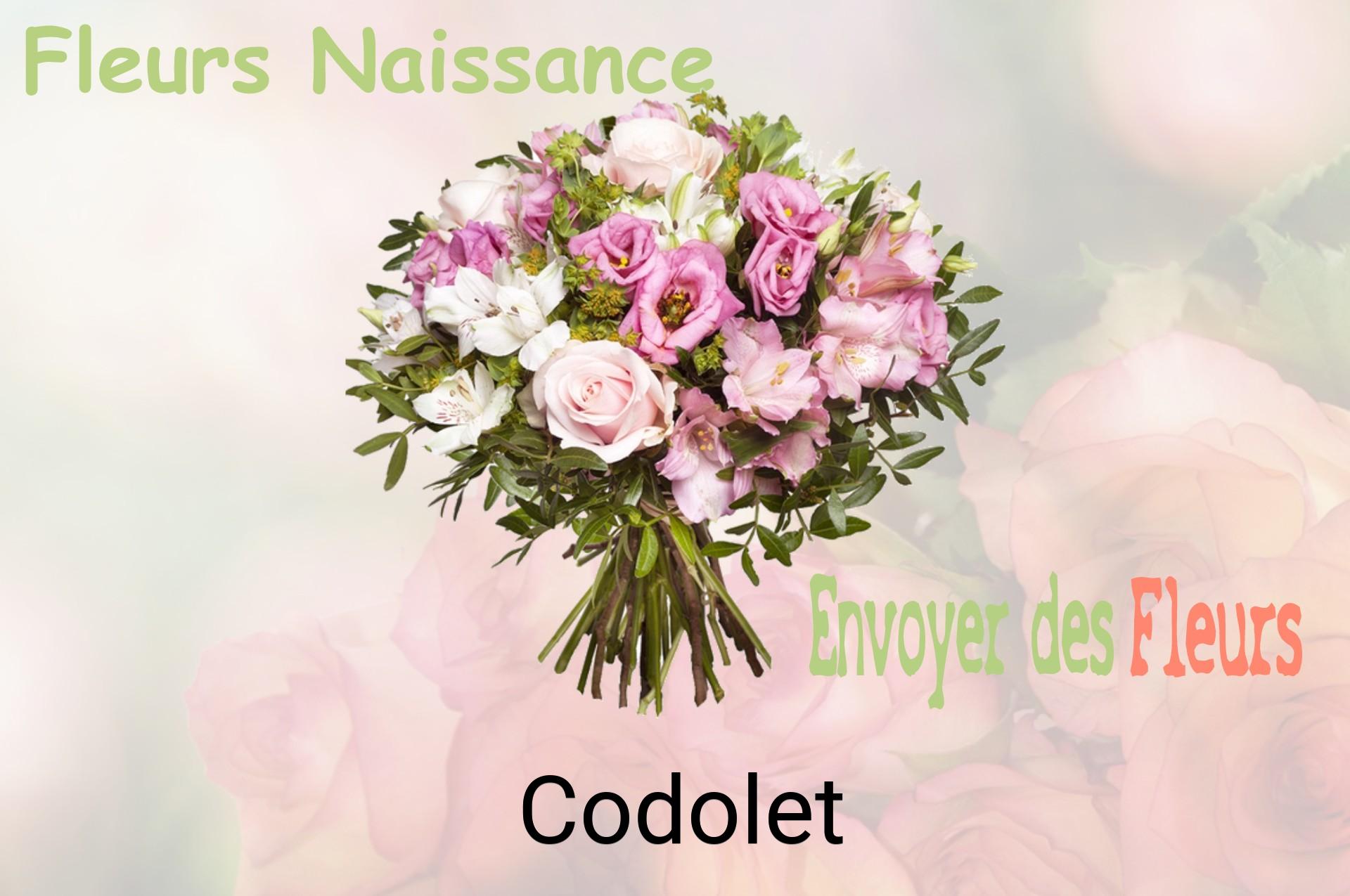 Bouquet de fleurs de naissance livré à Codolet